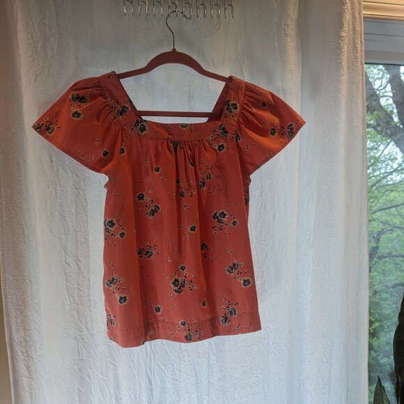 Gap XS Peach Boho Blouse - Picture 3 of 12